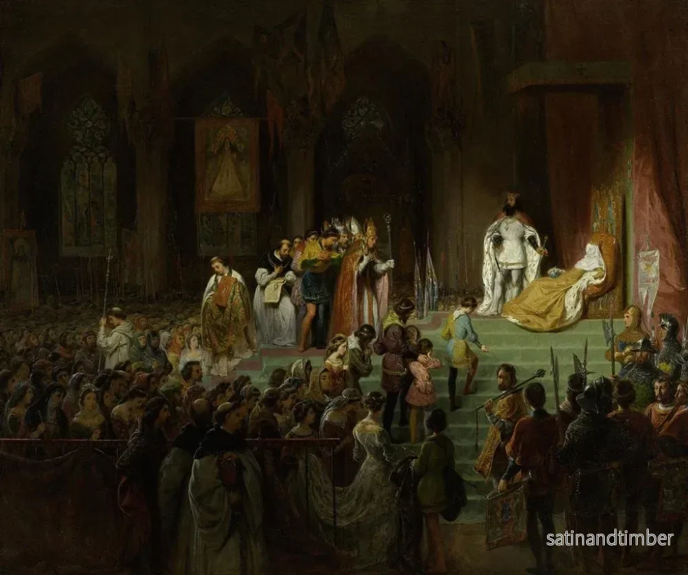 Reproduktion av målningen Hommages publics rendus - Gillot Saint-Evre - Bild 2