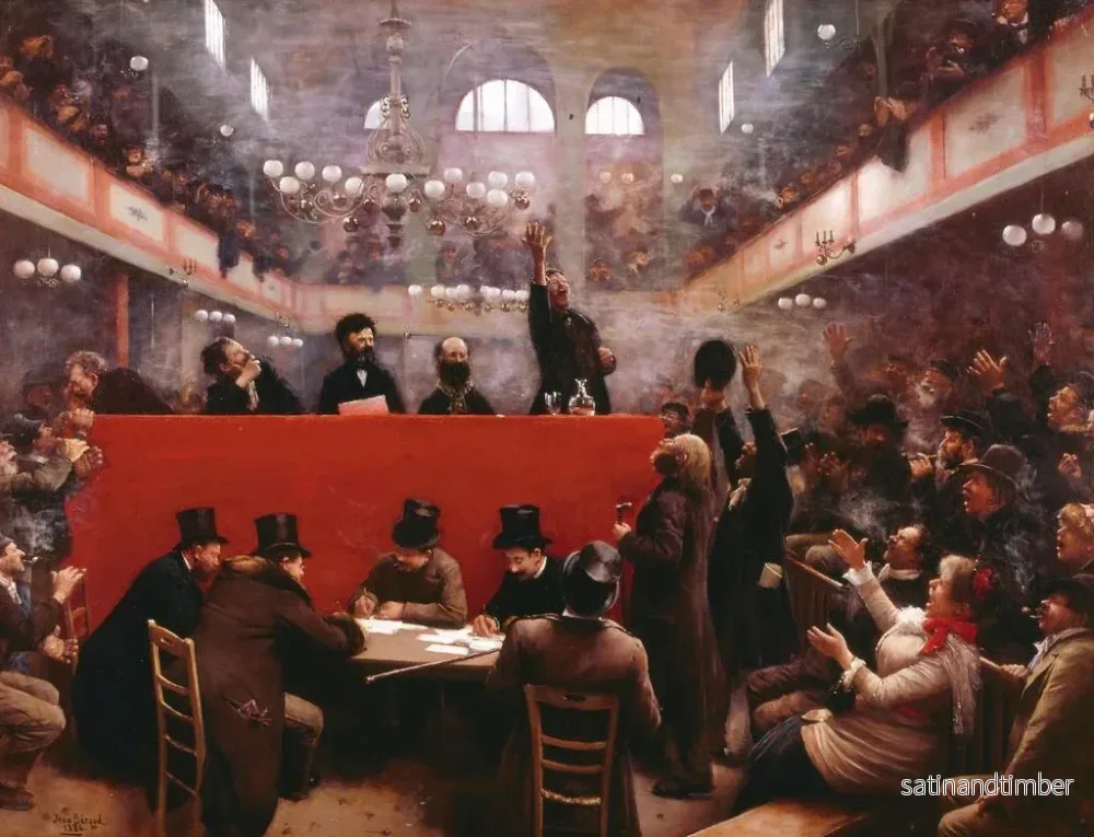 Reproduktion av målningen Salle Graffard - Jean Béraud - Bild 2