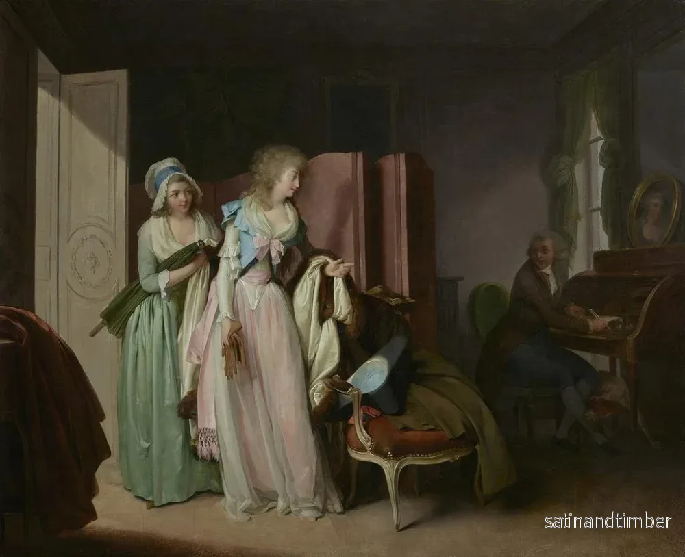 Reproduktion av målningen La visite rendue - Louis Léopold Boilly - Bild 2