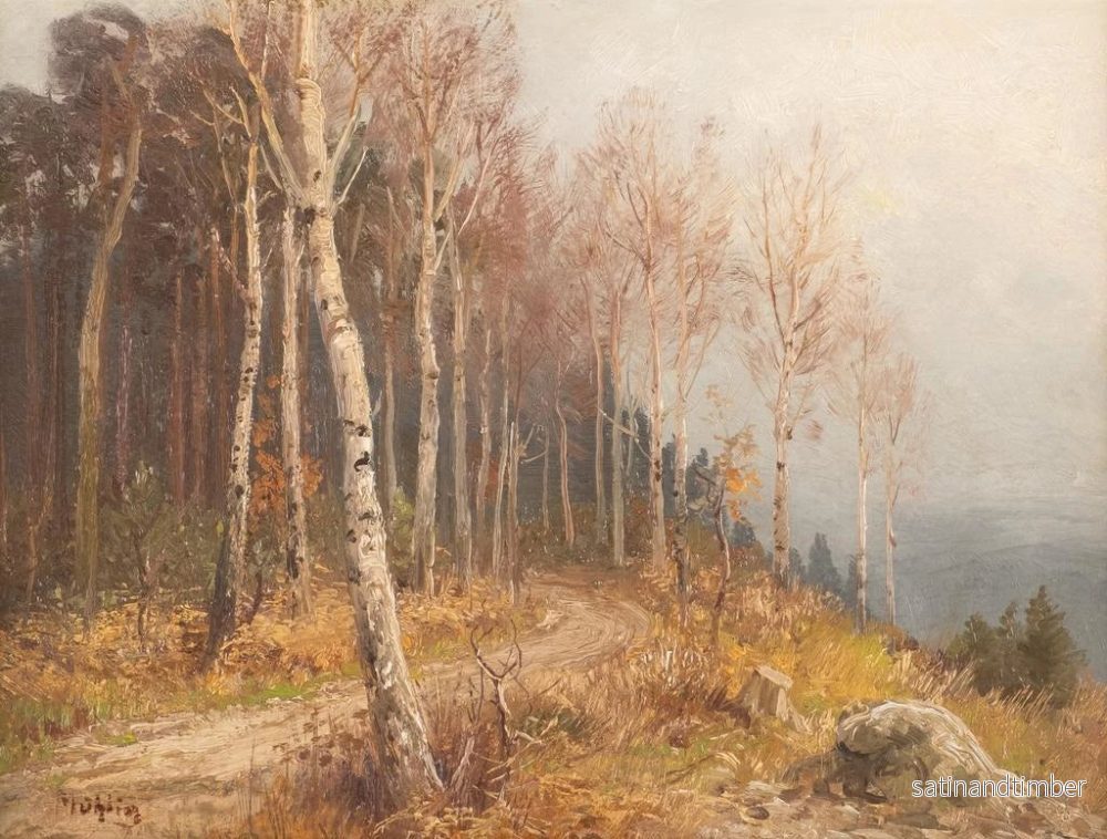 Reproduktion av målningen av Björkskogs-park - Hugo Mühlig - Bild 2