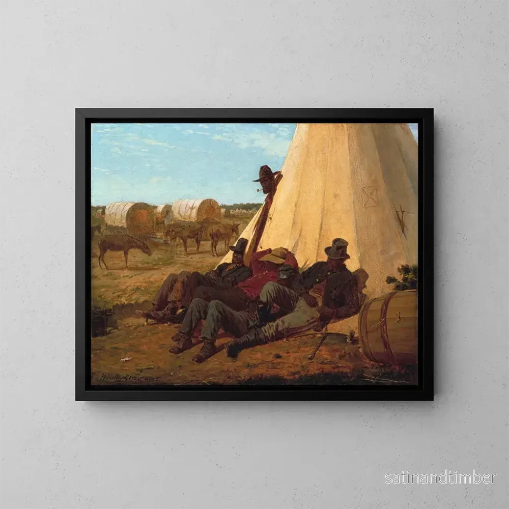 Reproduktion av målningen Le Bon Côté - Winslow Homer