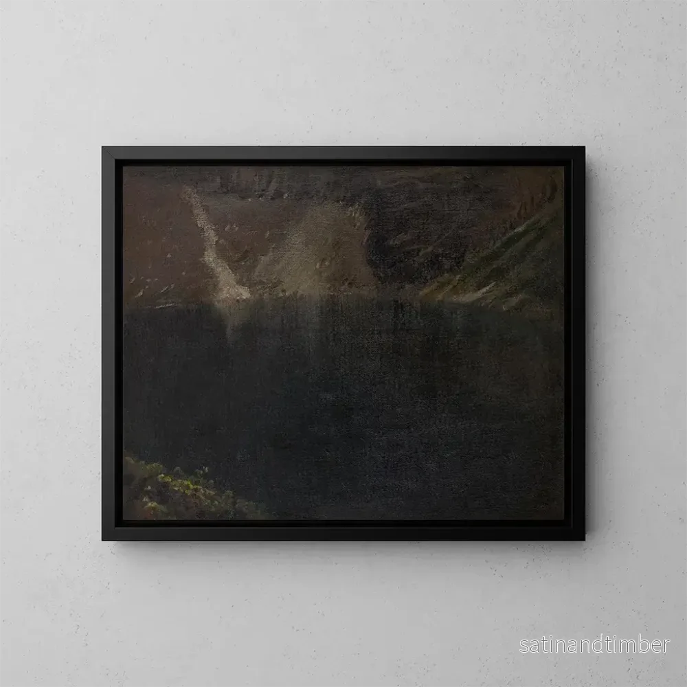 Reproduktion av målningen Lac Noir - Leon Wyczółkowski