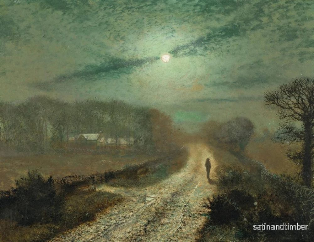 Reproduktion av målningen En landskap i månsken - John Atkinson Grimshaw - Bild 2