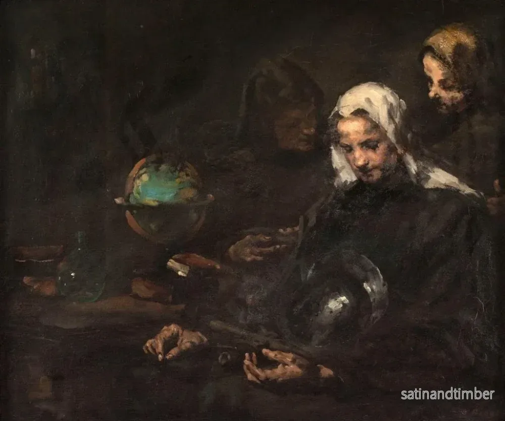 Reproduktion av målningen hos antikhandlaren - Théodule Ribot - Bild 2