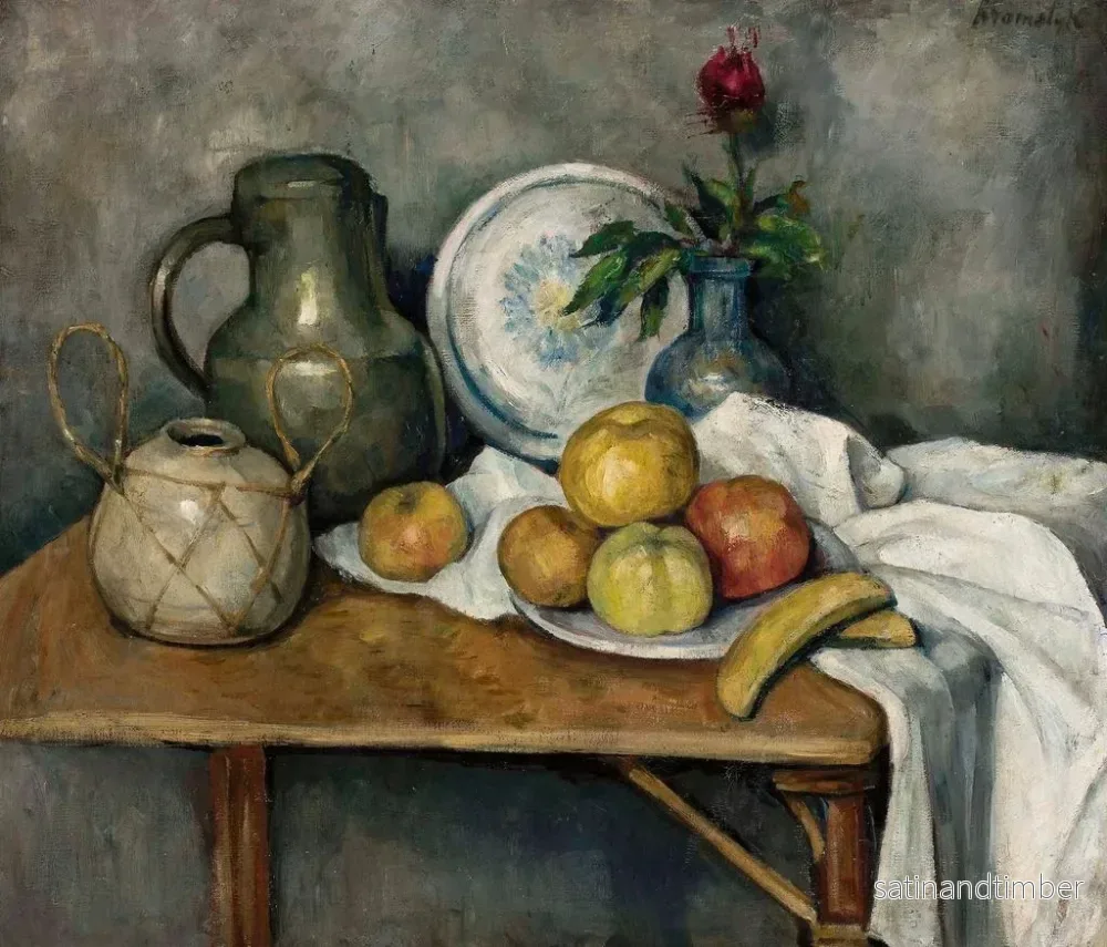 Reproduktion av målningen från ca 1912 - Roman Kramsztyk Still Life - Bild 2