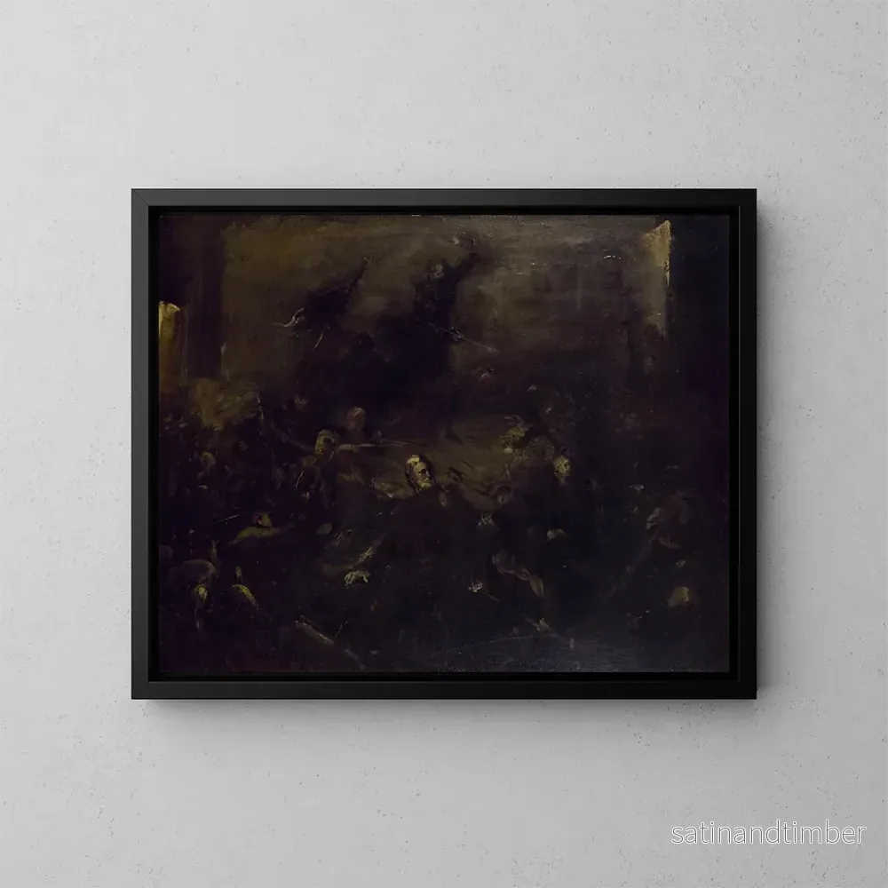 Reproduktion av målningen Allegori politiska med porträtt av Victor Hugo – Jean-Baptiste Carpeaux Reproduktion av målningen Allegori politiska med porträtt av Victor Hugo – Jean-Baptiste Carpeaux