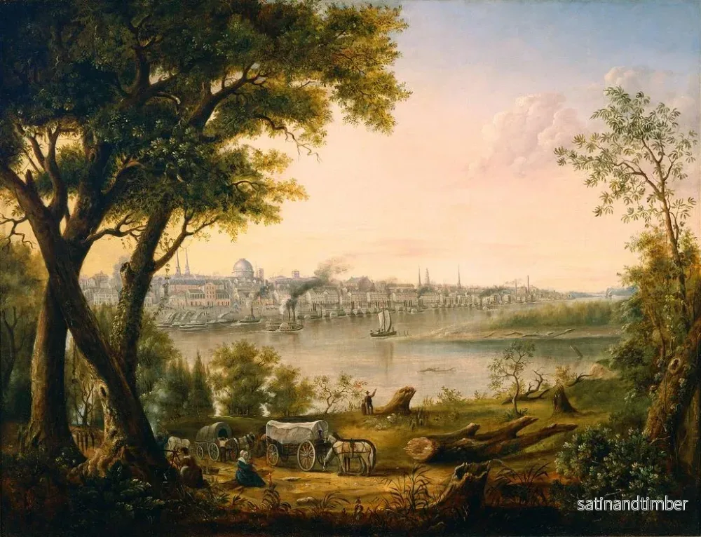 Reproduktion av målningen Saint Louis år 1846 - Henry Lewis - Bild 2