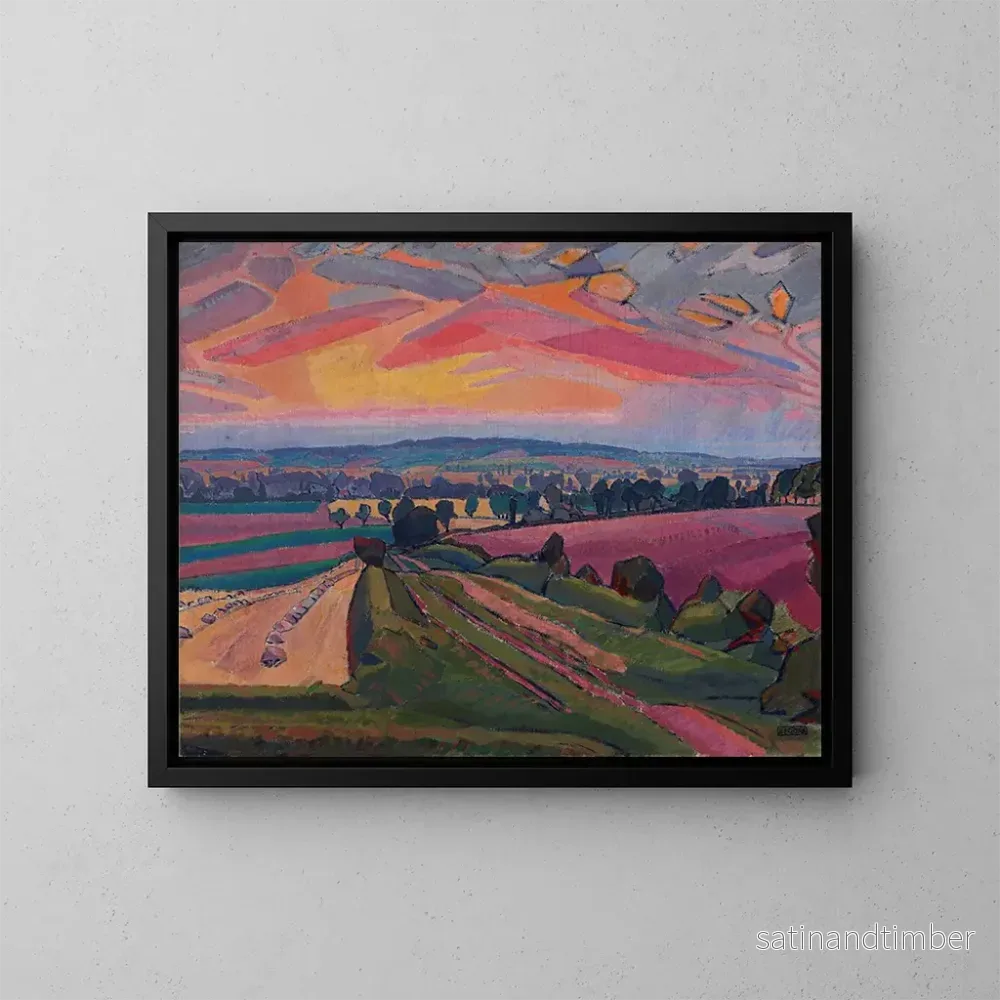 Reproduktion av målningen Le chemin d'Icknield - Spencer Frederick Gore
