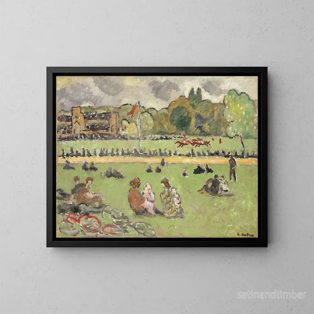 Reproduktion av målningen Les Courses - Louis Valtat