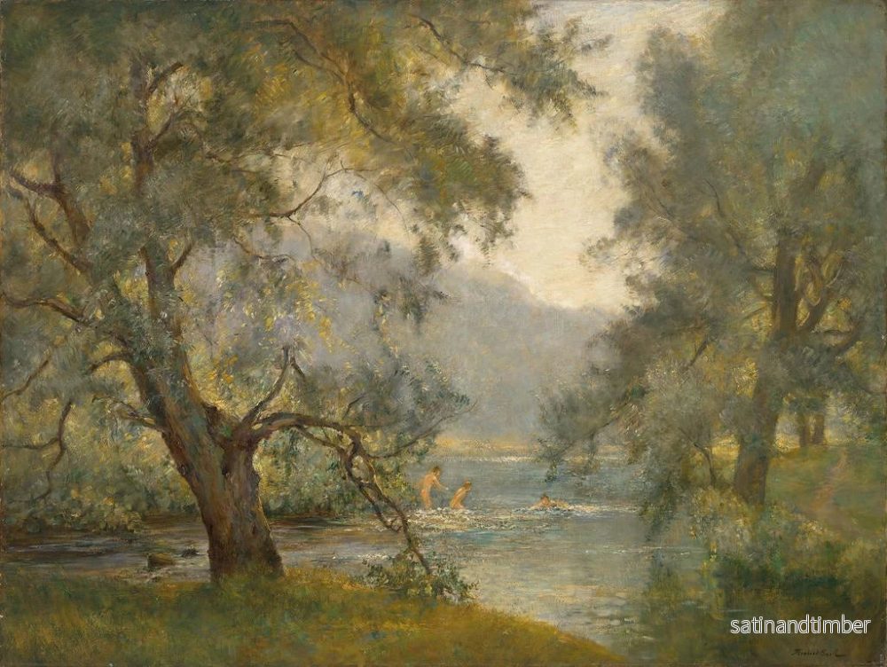 Reproduktion av målningen L'étang aux saules - James Herbert Snell - Bild 2