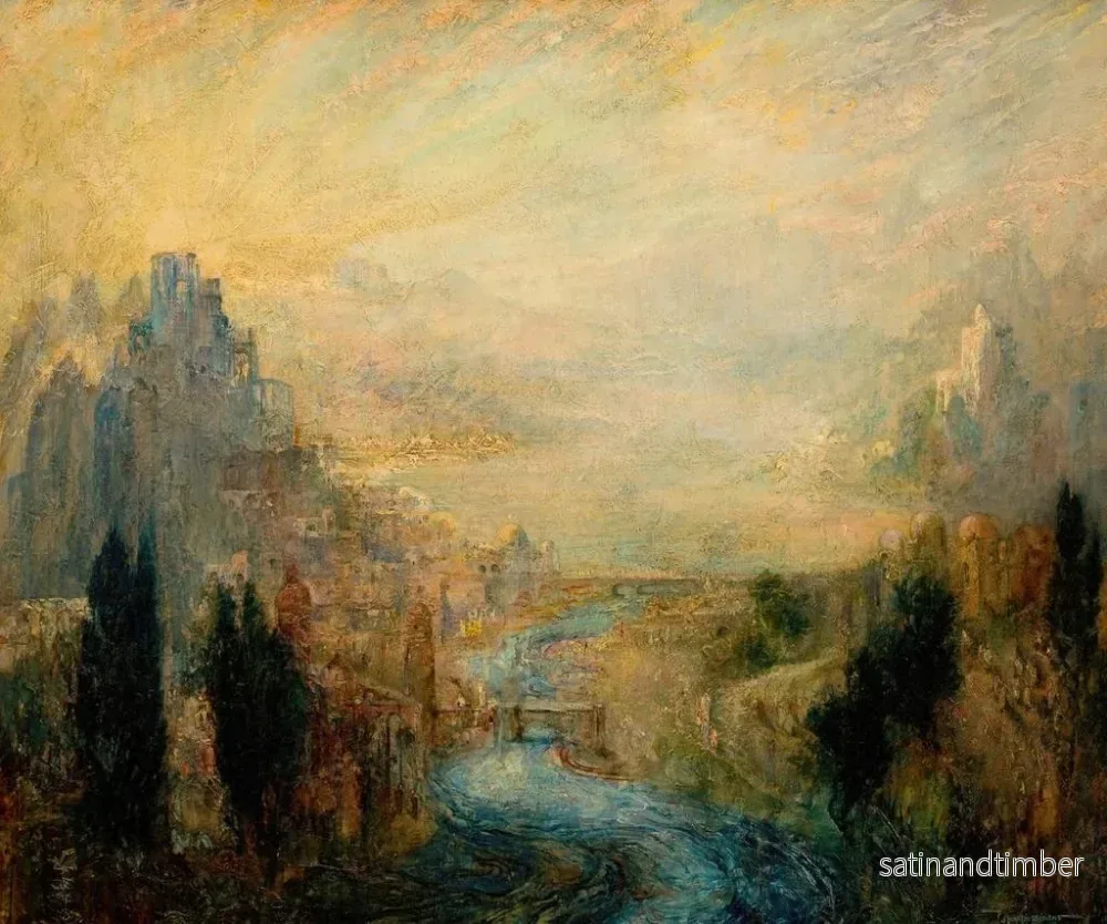 Reproduktion av målningen Landskapsymbolist - Pinckney Marcius-Simons - Bild 2