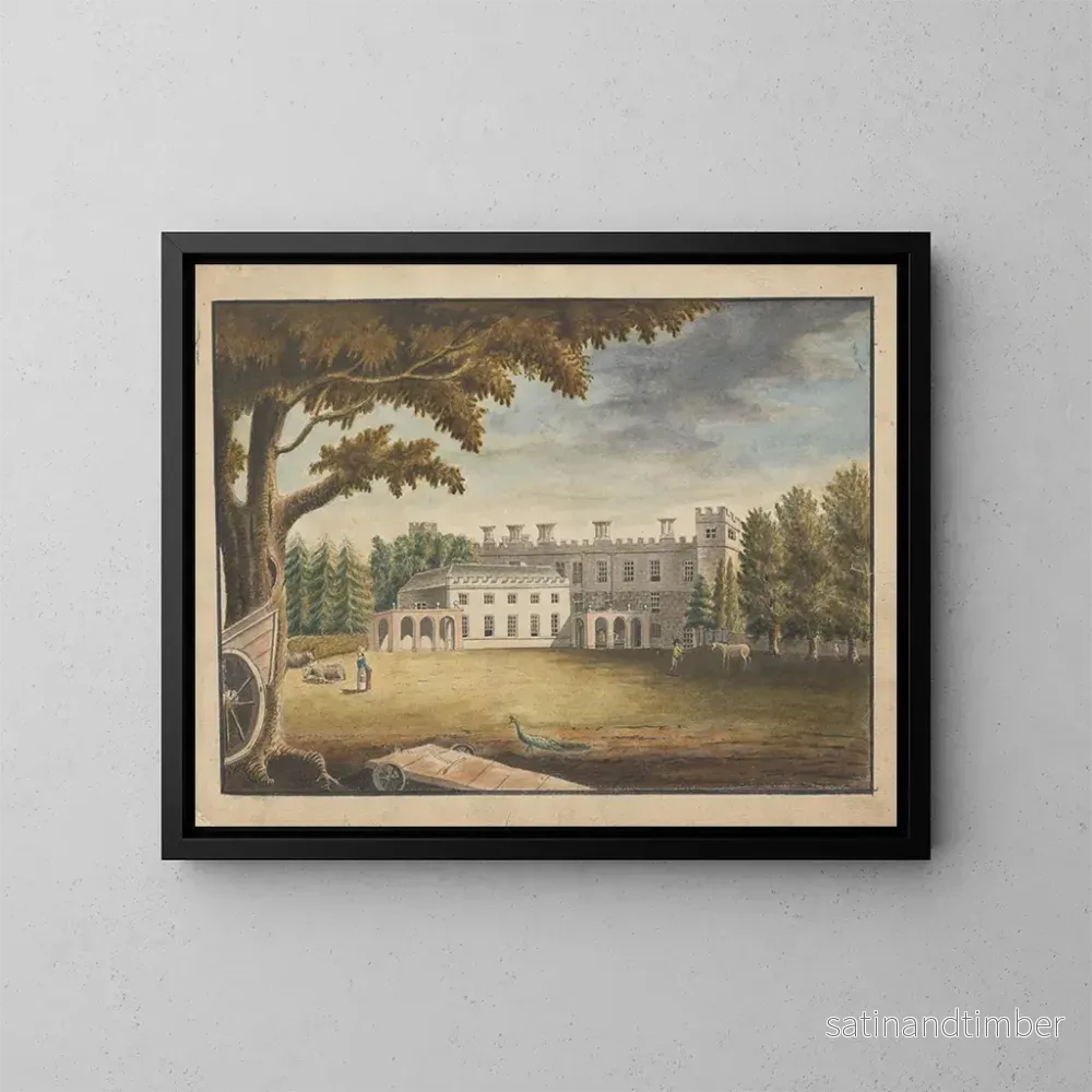 Reproduktion av målningen Maison de Syon i London - William Beilby