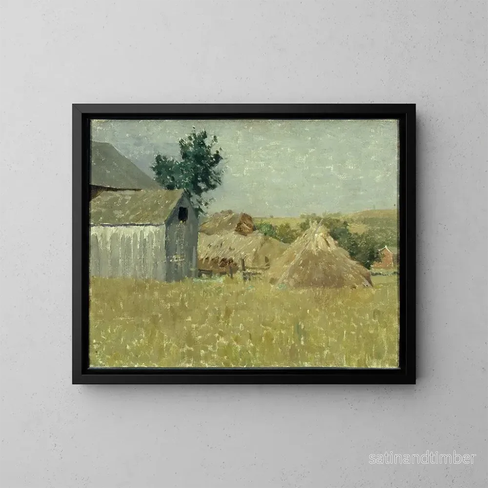 Reproduktion av målningen av Grange grise - William Langson Lathrop