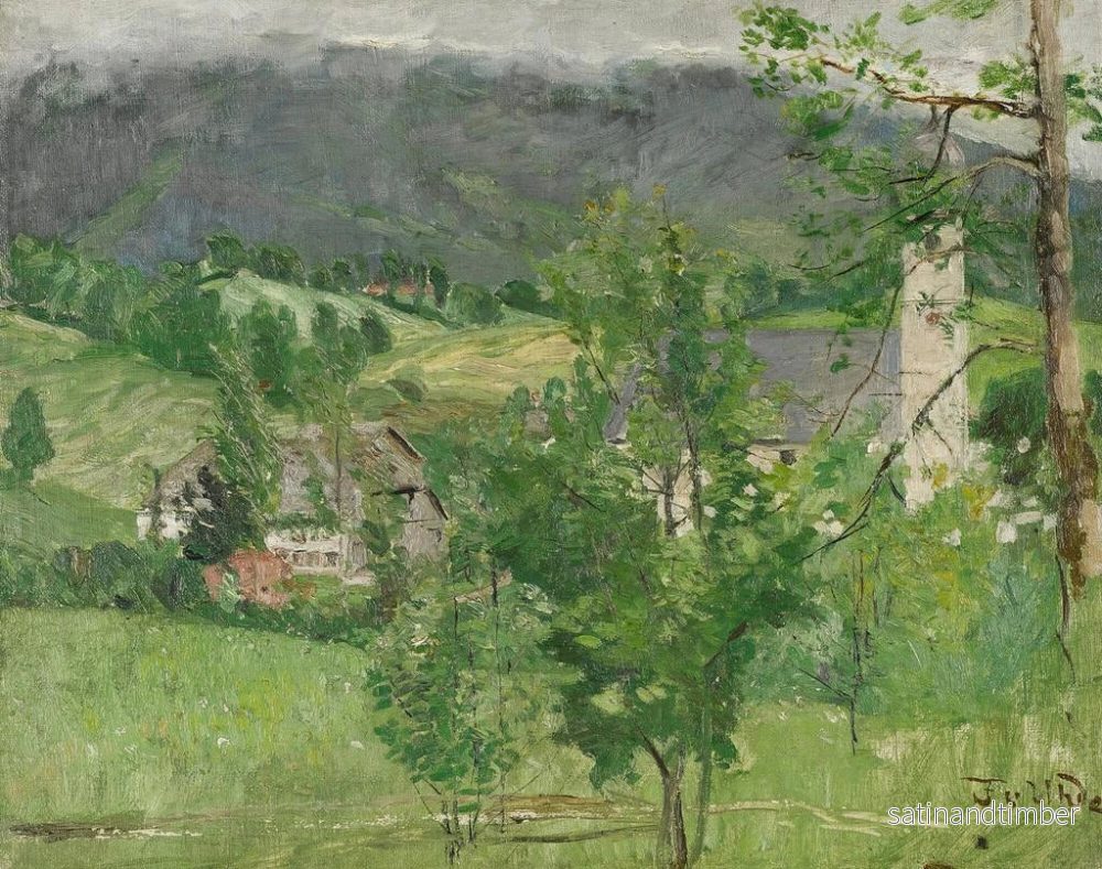Reproduktion av målningen Rottach vid Tegernsee-sjön - Fritz von Uhde - Bild 2