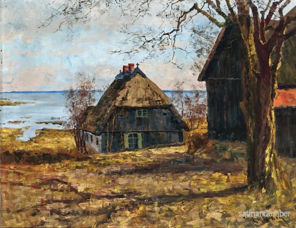 Reproduktion av målningen På Bodden de Saaler - Elisabeth von Eicken - Bild 2