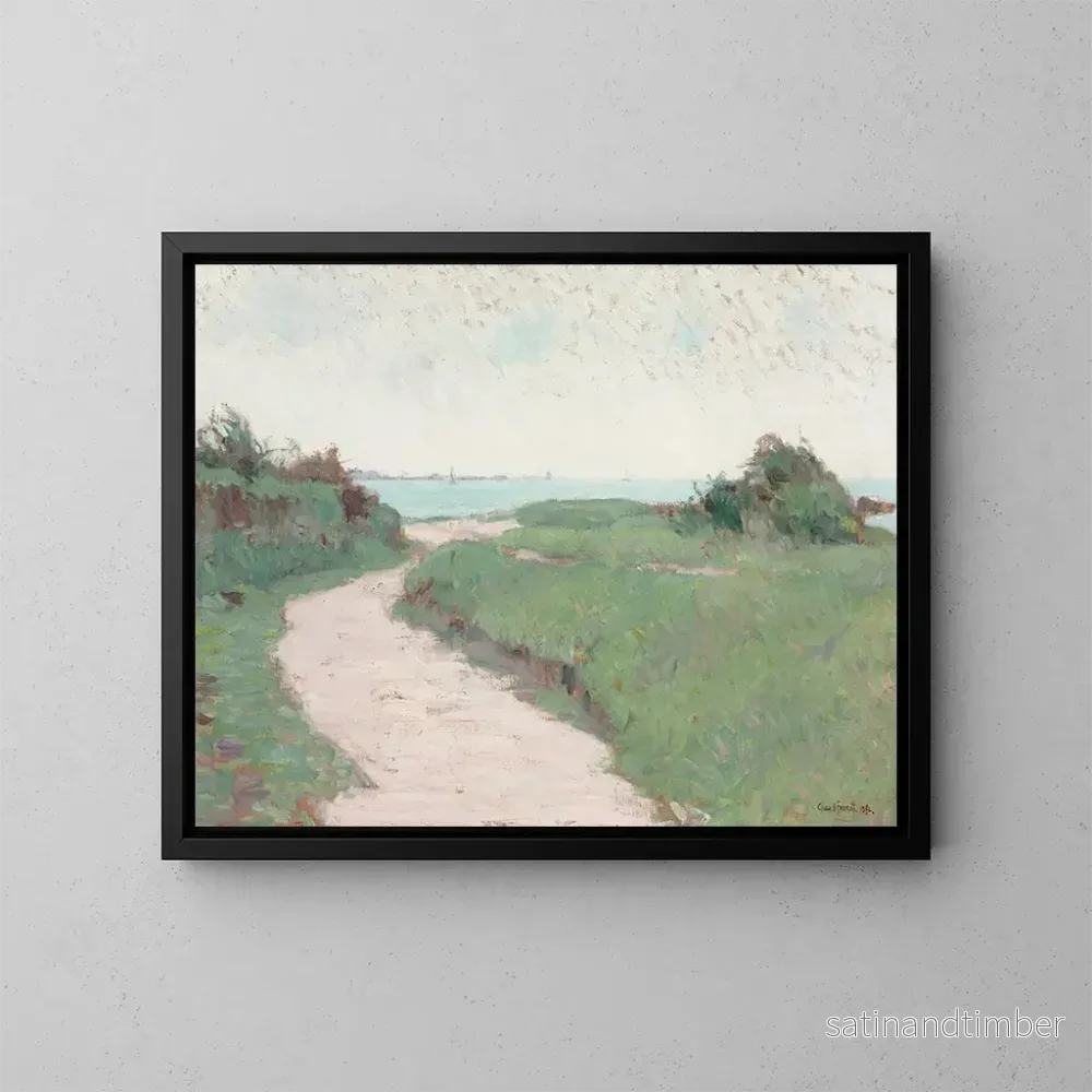 Reproduktion av målningen på kusten av Bretagne – Charles Henry Fromuth Reproduktion av målningen på kusten av Bretagne – Charles Henry Fromuth