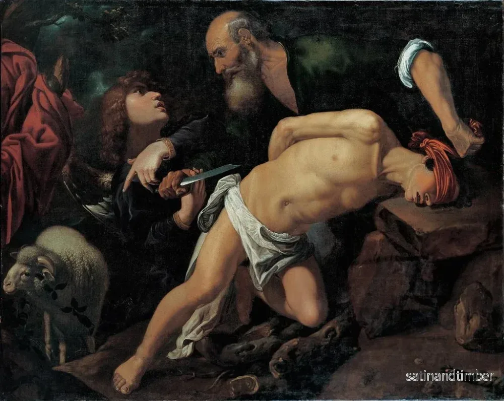 Reproduktion av målningen Le Sacrifice d'Isaac - Pedro Orrente - Bild 2