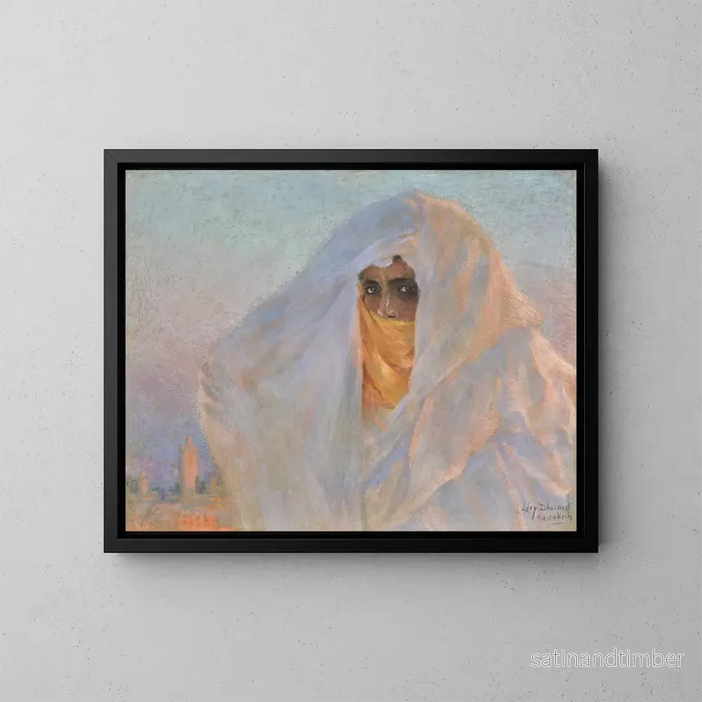 Reproduktion av målningen Dame de Marrakech - Lucien Lévy-Dhurmer