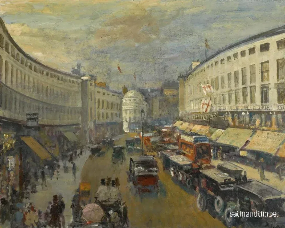 Reproduktion av målningen Regent Street i London - Jacques-Émile Blanche - Bild 2