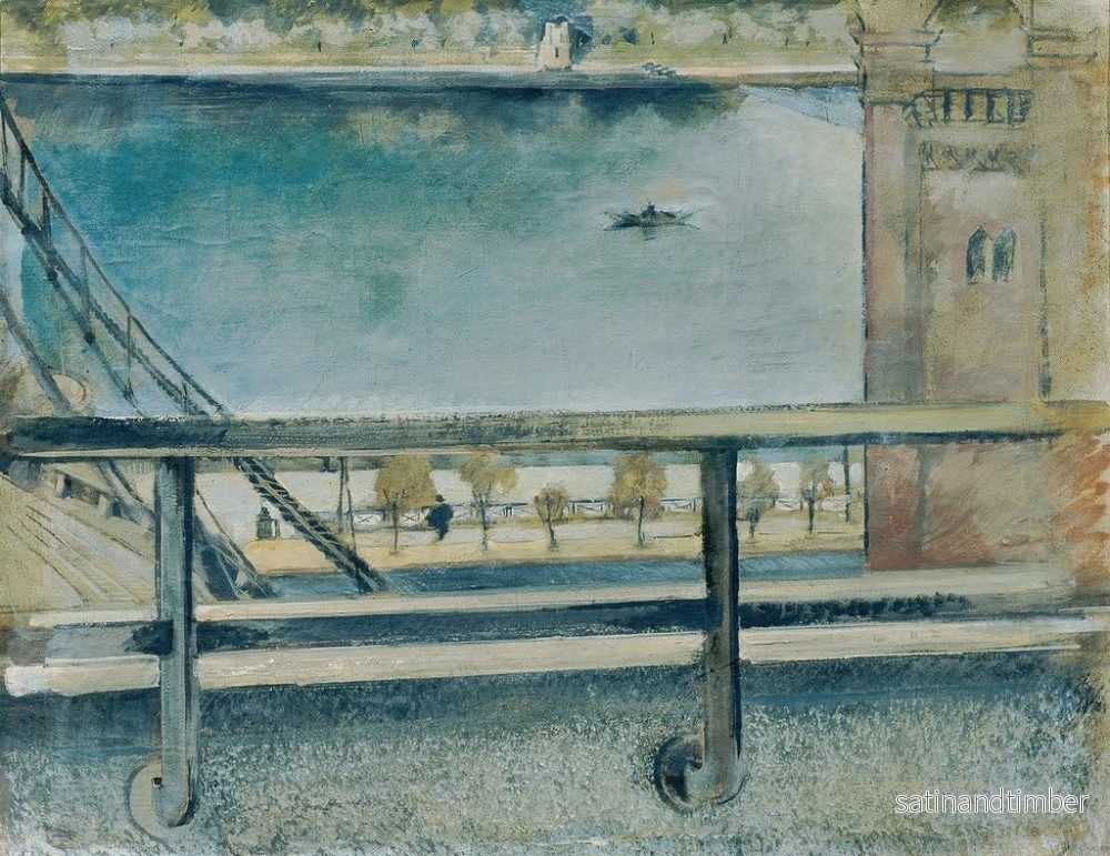 Reproduktion av målningen Vy över Vltava, Prag - Friedl Dicker-Brandeis - Bild 2