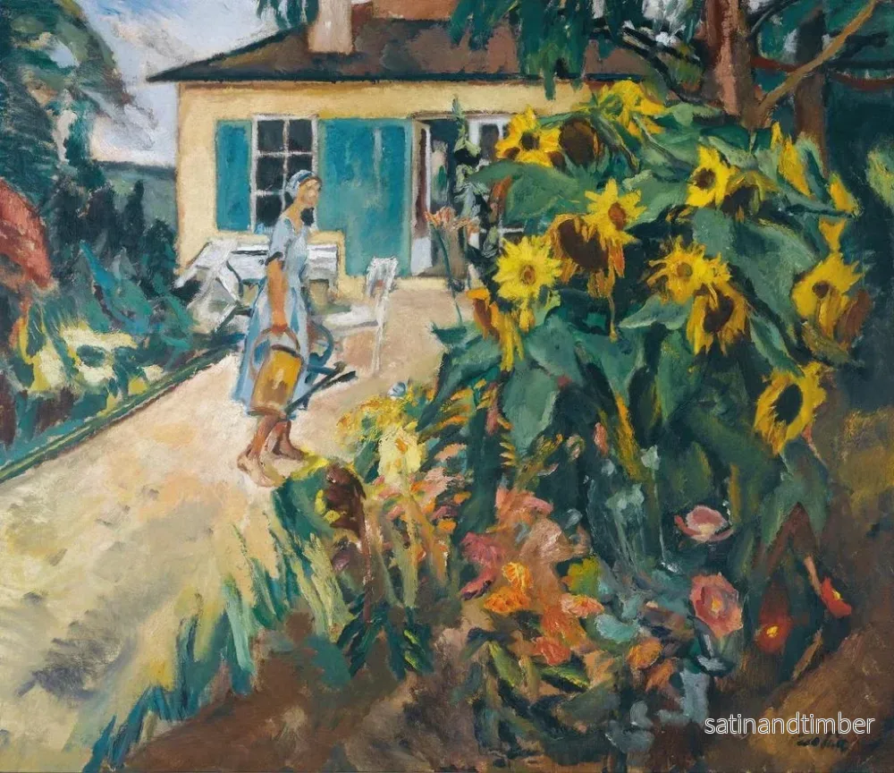 Reproduktion av målningen Mon jardin - Leo Putz - Bild 2