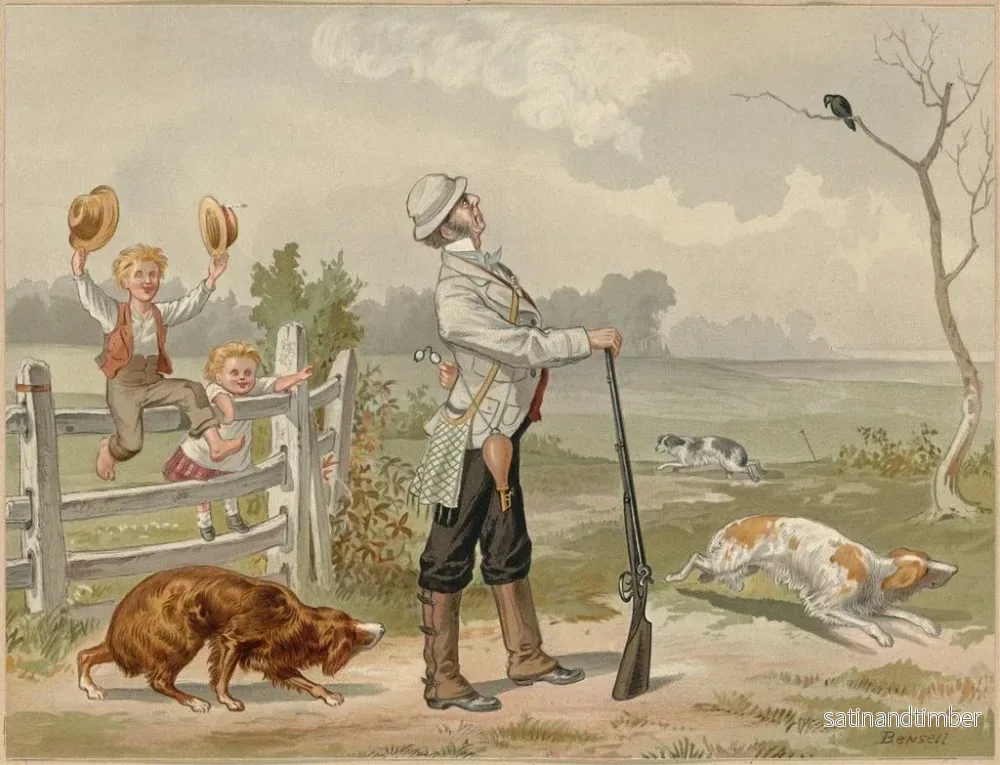 Reproduktion av målningen Jaktscen - Edmund Birckhead Bensell - Bild 2