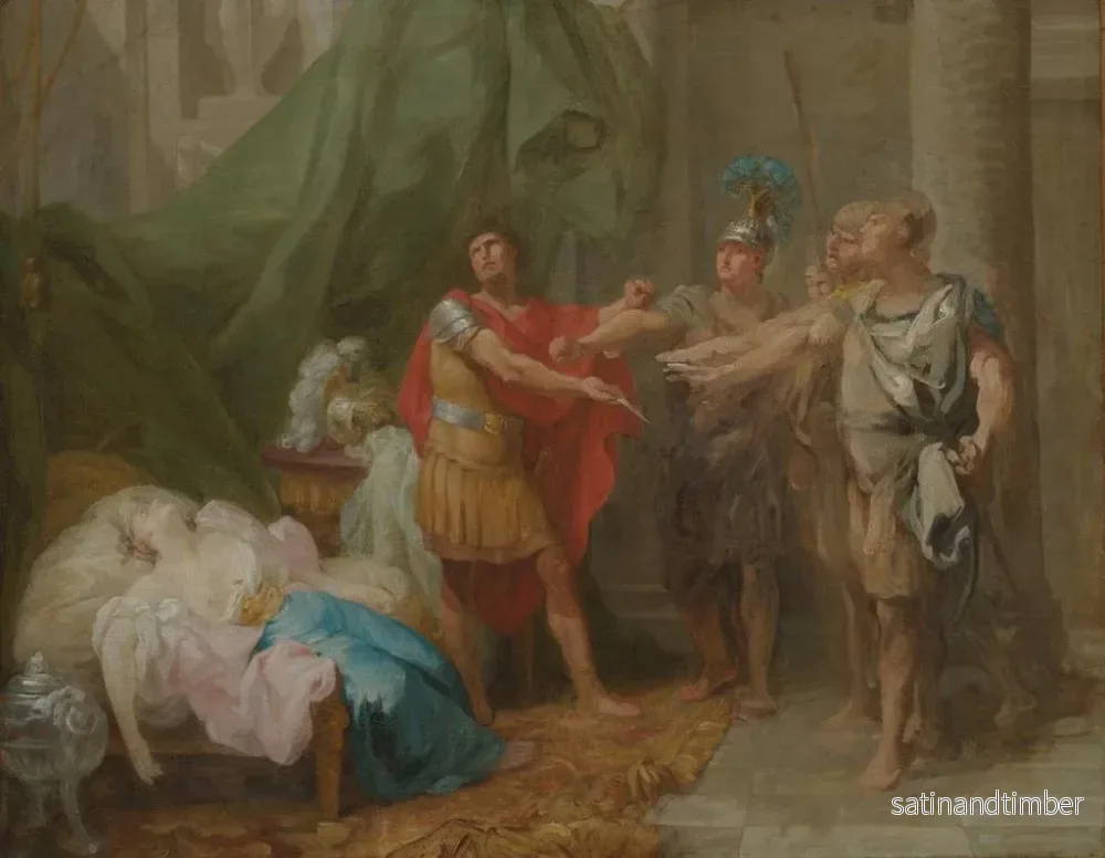 Reproduktion av målningen Le Serment de Brutus - Jacques-Antoine Beaufort - Bild 2