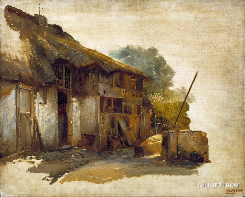 Reproduktion av målningen Ferme - Jan August Hendrik Leys - Bild 2