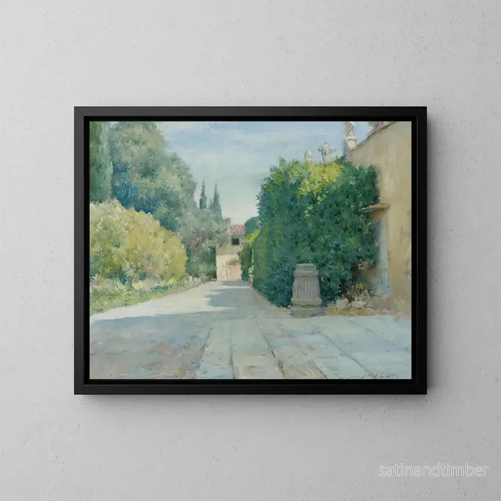 Reproduktion av målningen Villa i Florens – William Merritt Chase Reproduktion av målningen Villa i Florens – William Merritt Chase