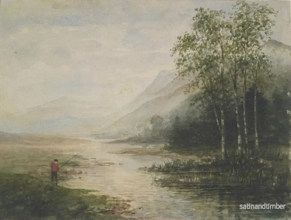 Reproduktion av målningen Bettws-y-Coed, norra Wales - Benjamin Williams Leader - Bild 2
