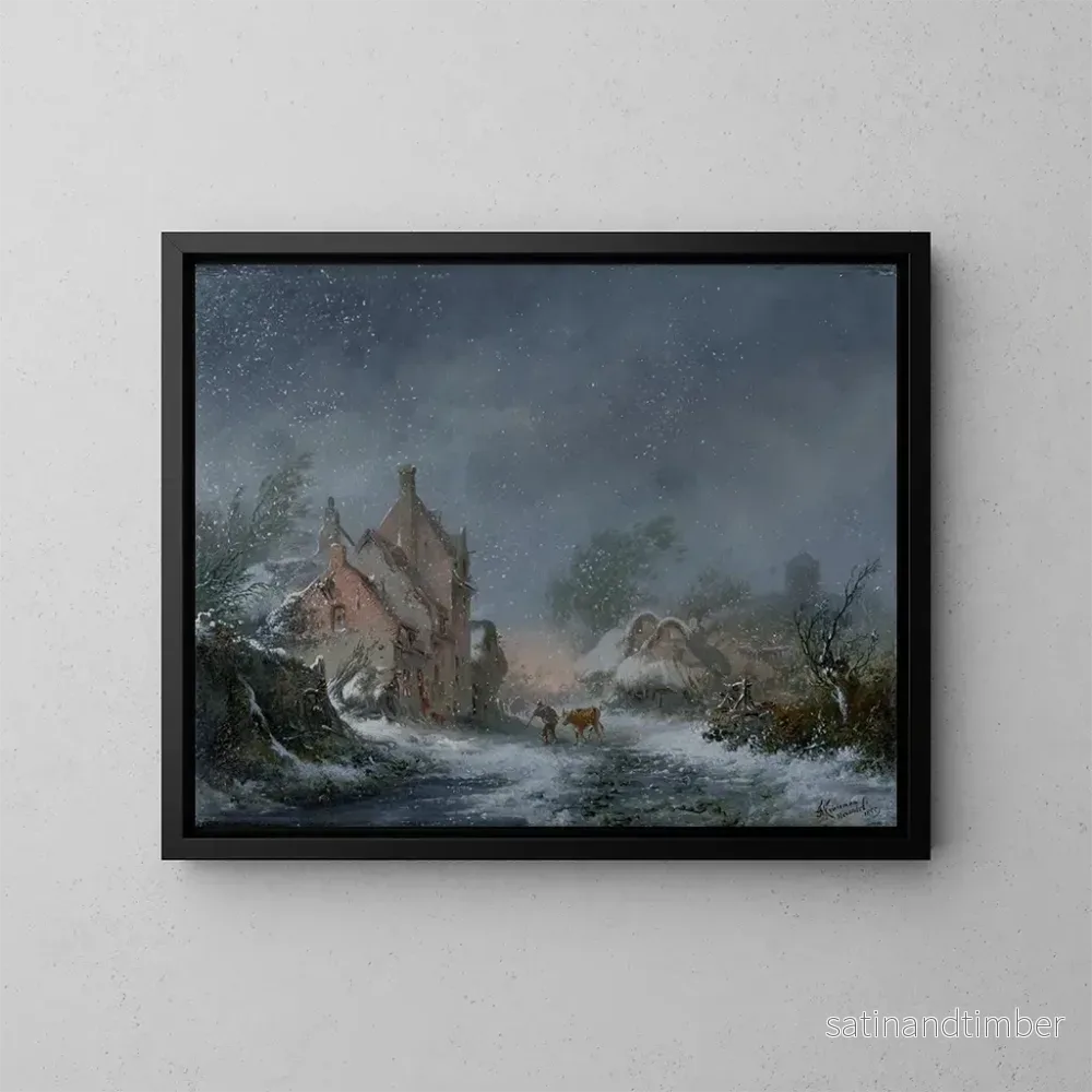 Reproduktion av målningen November - Fredrik Marinus Kruseman