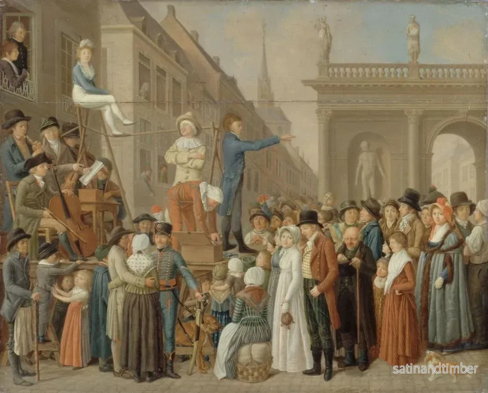 Reproduktion av målningen Les Strades - Louis Léopold Boilly - Bild 2