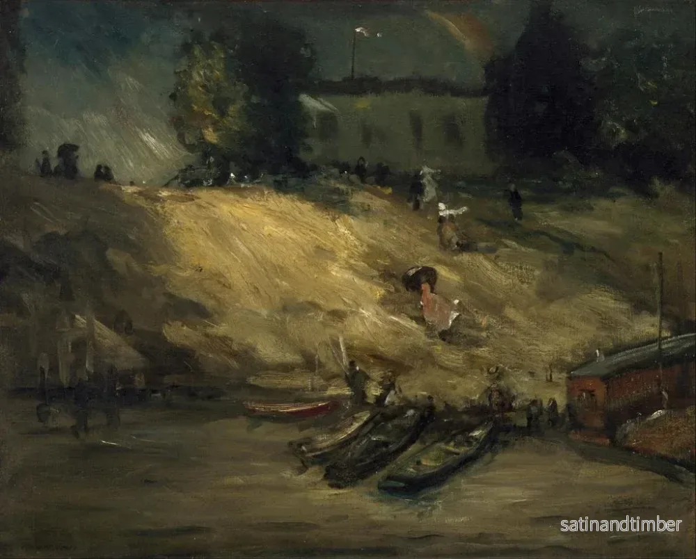 Reproduktion av målningen Averse soudaine - Robert Henri - Bild 2