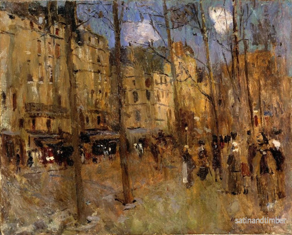 Reproduktion av målningen Boulevard Saint-Germain - Frank Edwin Scott - Bild 2