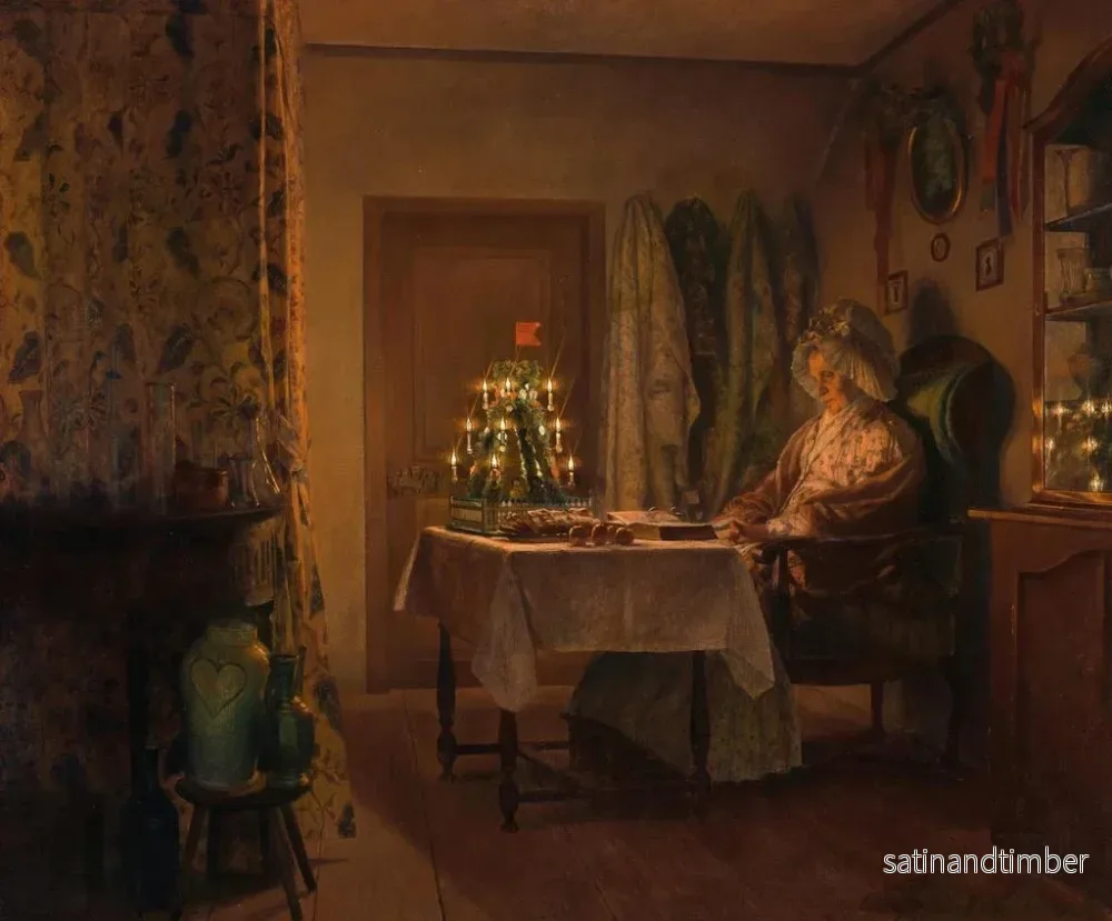 Reproduktion av målningen jul - Oskar Freiwirth-Lützow - Bild 2