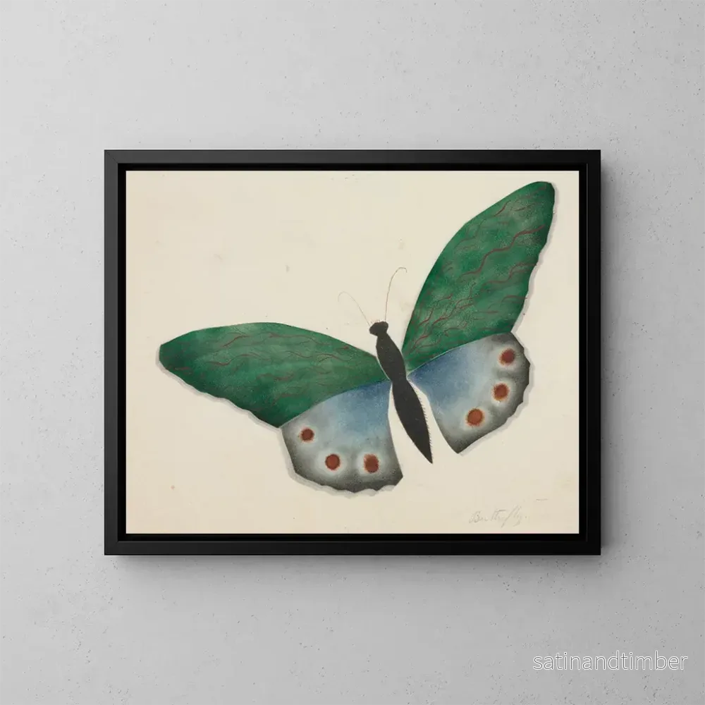 Reproduktion av målningen Papillon - Mary Altha Nims