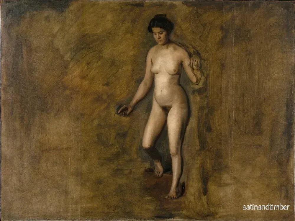 Reproduktion av målningen Le modèle de William Rush - Thomas Eakins - Bild 2