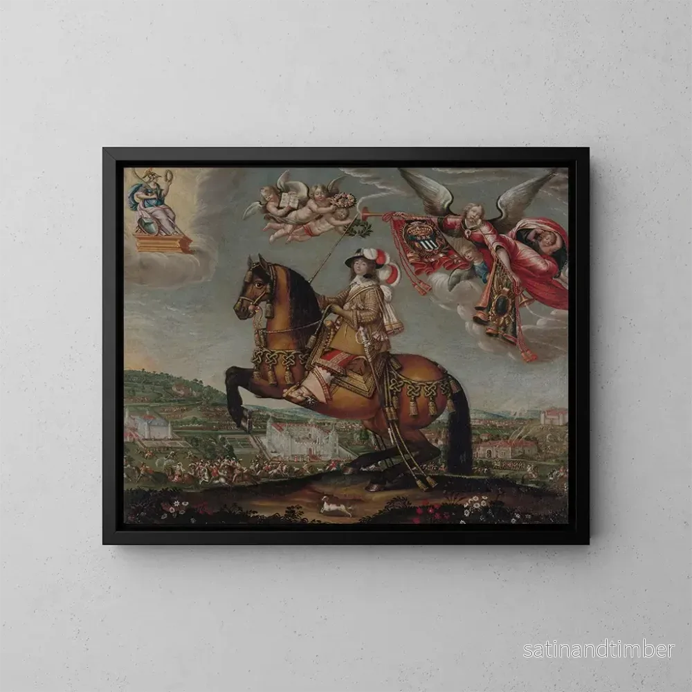 Reproduktion av målningen av Alberte Barbe d'Erncourt, dam av Saint-Balmont (1607-1660) - Claude Druet
