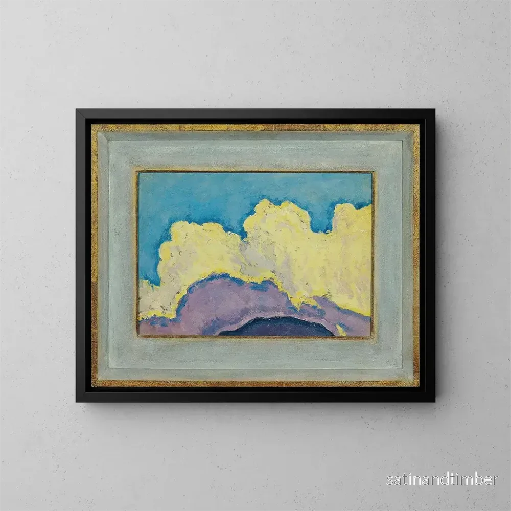 Reproduktion av målningen Studie av molnen - Koloman Moser