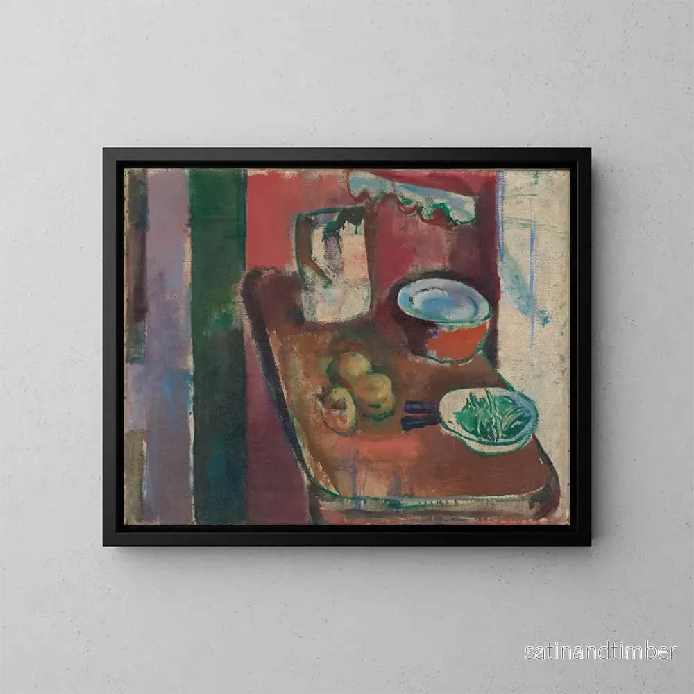 Reproduktion av målningen La cuisine rouge - Ludvig Karsten
