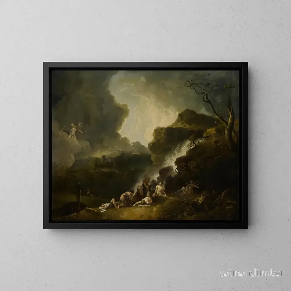 Reproduktion av målningen La Destruction des enfants de Niobé - Richard Wilson