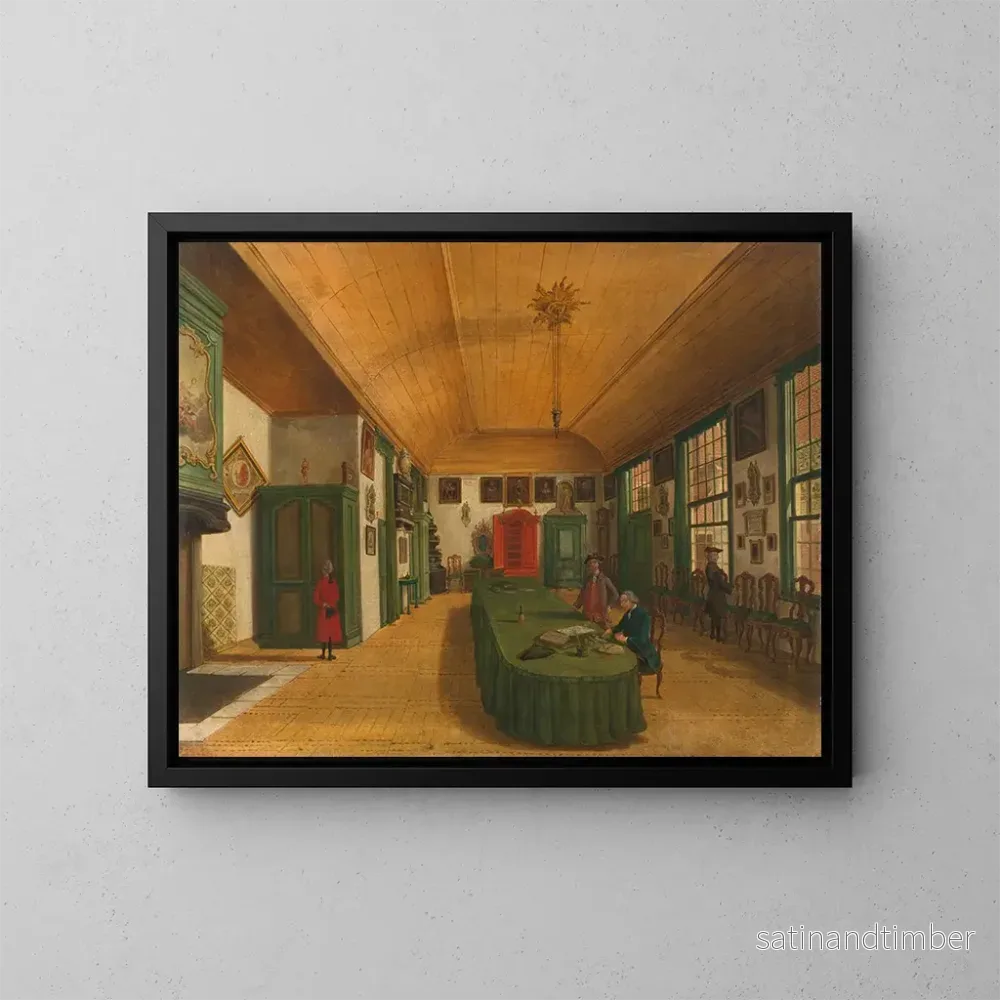 Reproduktion av målningen La salle de la société artistique L’art s’acquiert par le travail à Leyde – Paulus Constantijn la Fargue Reproduktion av målningen La salle de la société artistique L’art s’acquiert par le travail à Leyde – Paulus Constantijn la Fargue