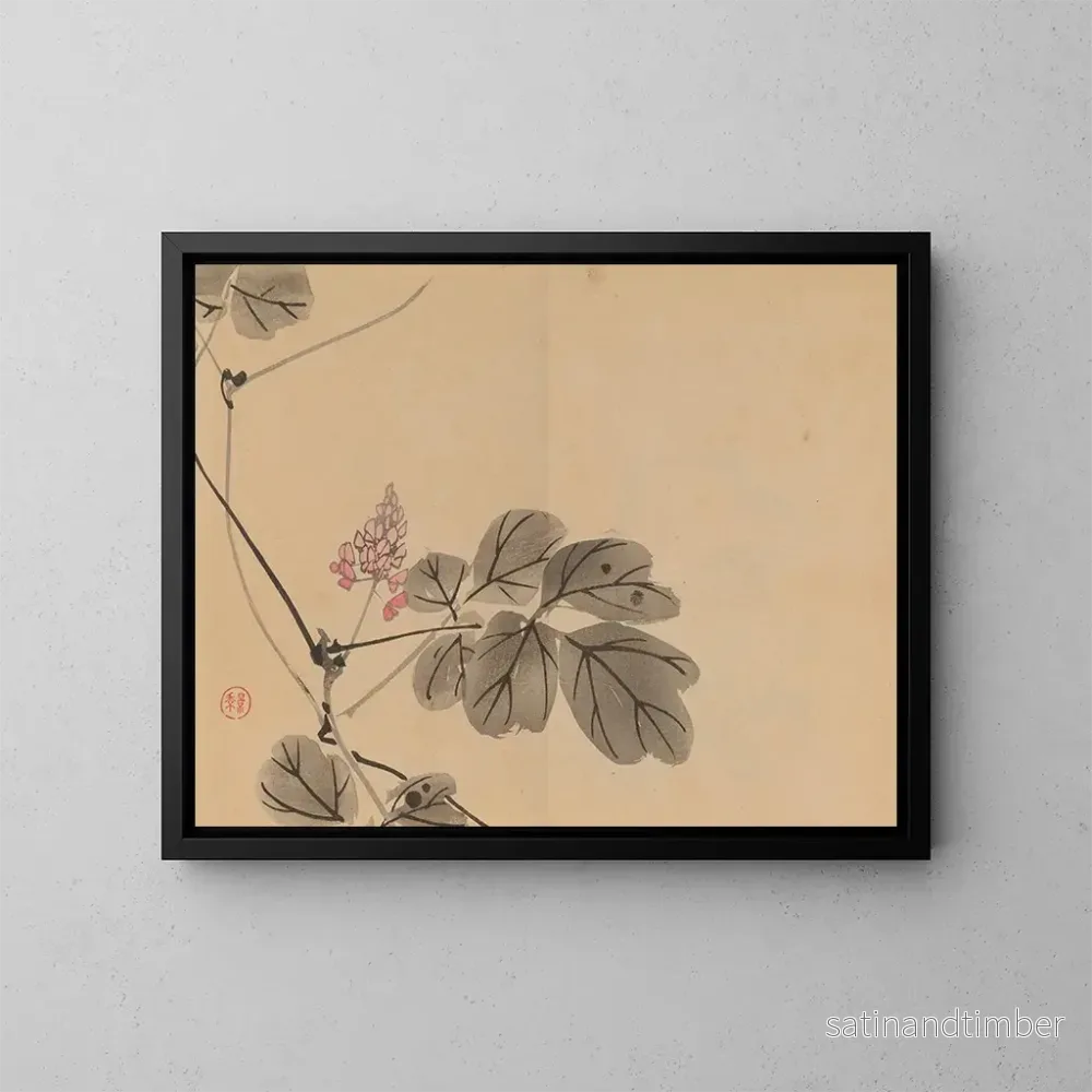 Reproduktion av målningen Keinen shugajō Pl. 36 - Imao Keinen