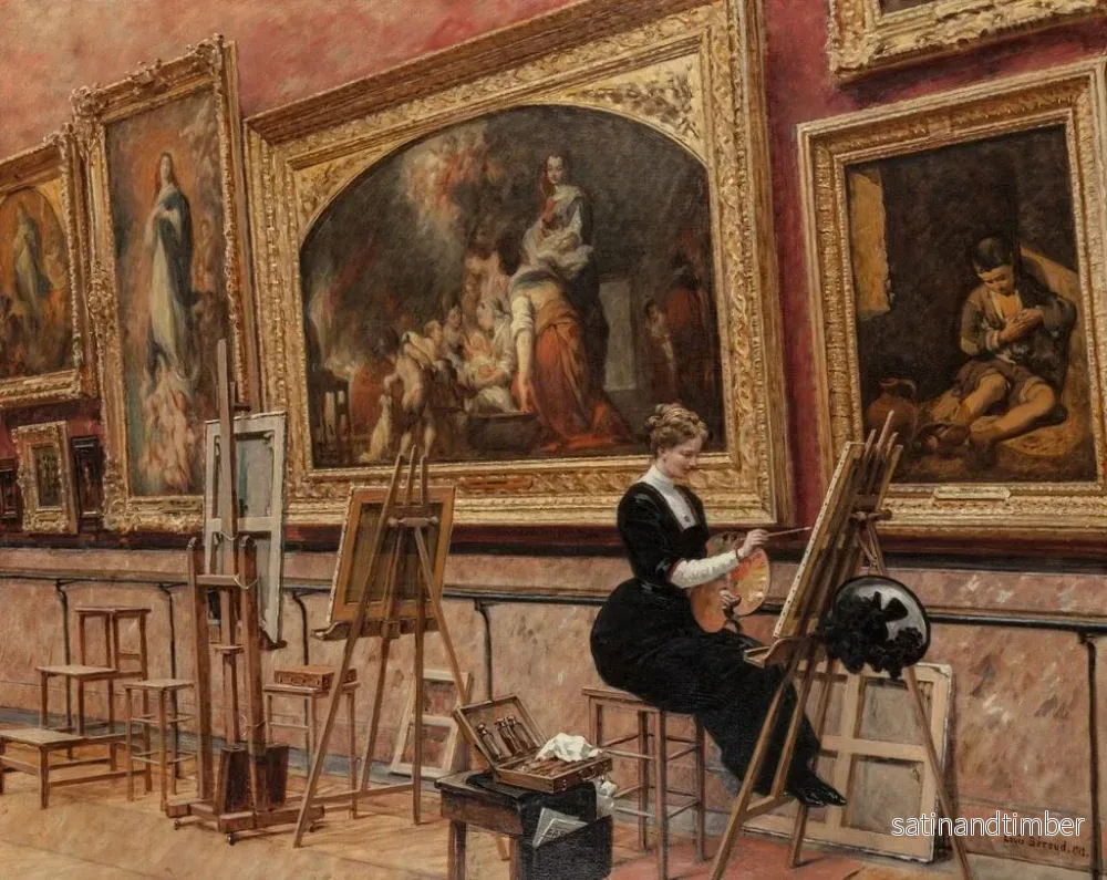 Reproduktion av målningen vid Louvremuseet, Murillo - Louis Broud - Bild 2