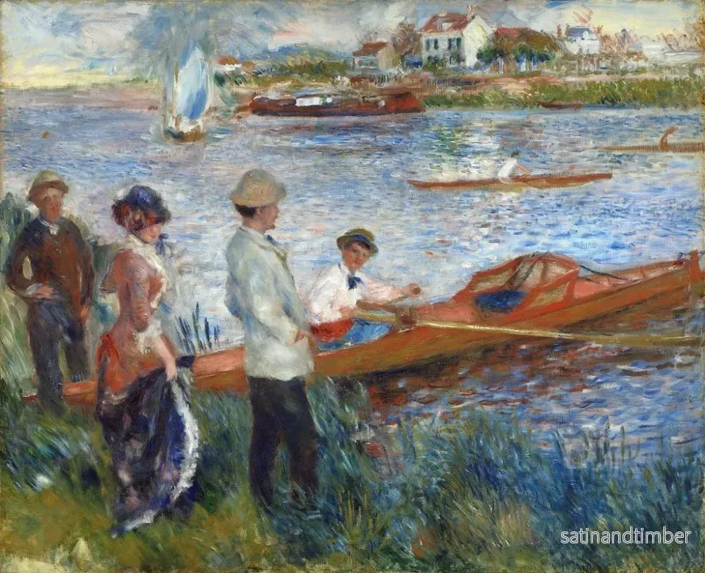 Reproduktion av målningen Rameurs à Chatou - Pierre-Auguste Renoir - Bild 2