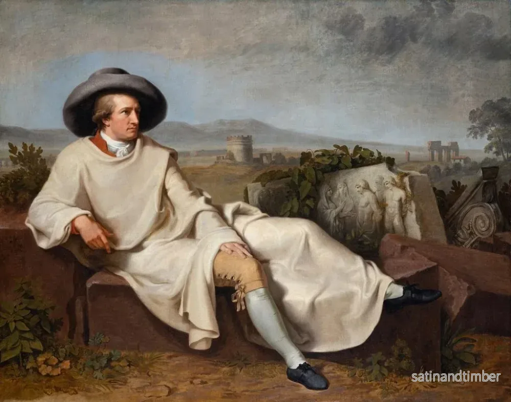 Reproduktion av målningen Goethe i den romerska landsbygden - Johann Heinrich Wilhelm Tischbein - Bild 2