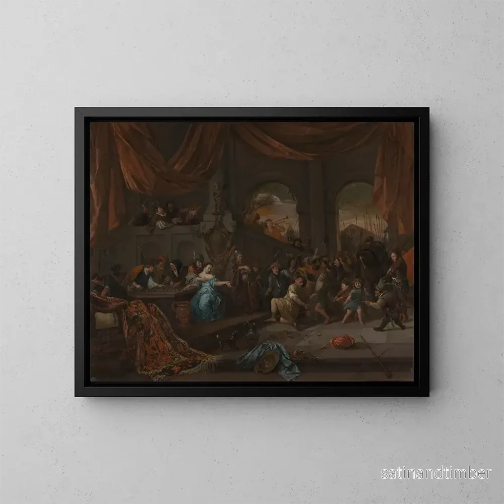 Reproduktion av målningen Samson angripen av filistéerna – Jan Steen Reproduktion av målningen Samson angripen av filistéerna – Jan Steen