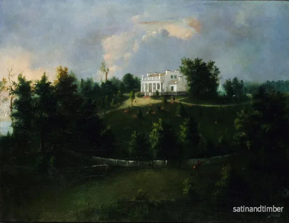 Reproduktion av målningen Mont Healthy, Ohio - Robert S. Duncanson - Bild 2