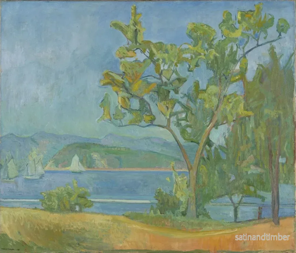 Reproduktion av målningen Landskapsbild av Holmsbu - Oluf Wold-Torne - Bild 2