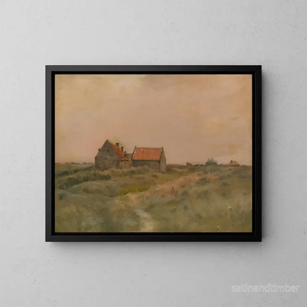 Reproduktion av målningen av Oktoberdagen - Jean-Charles Cazin